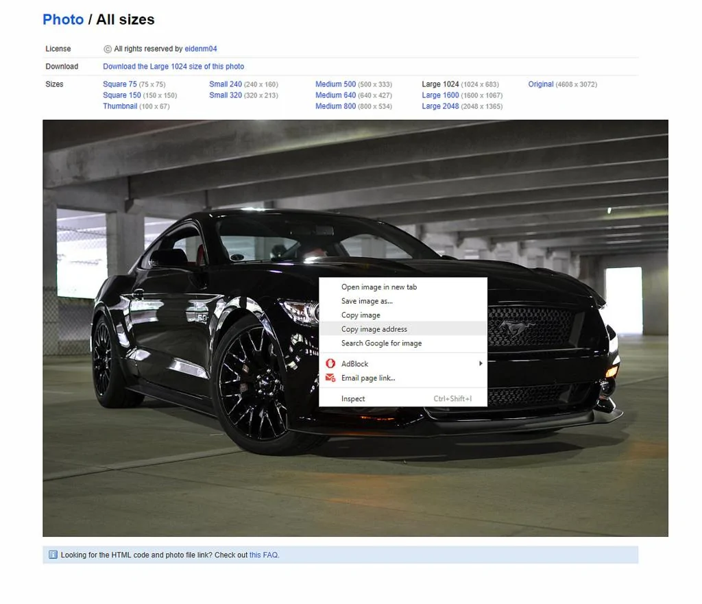 S650 Mustang Flikr test pic 36364349096_a7c3c3f867_