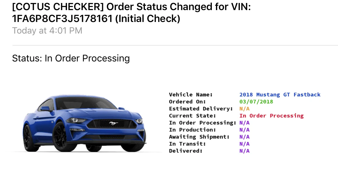 S650 Mustang Automatic COTUS Checker pictur