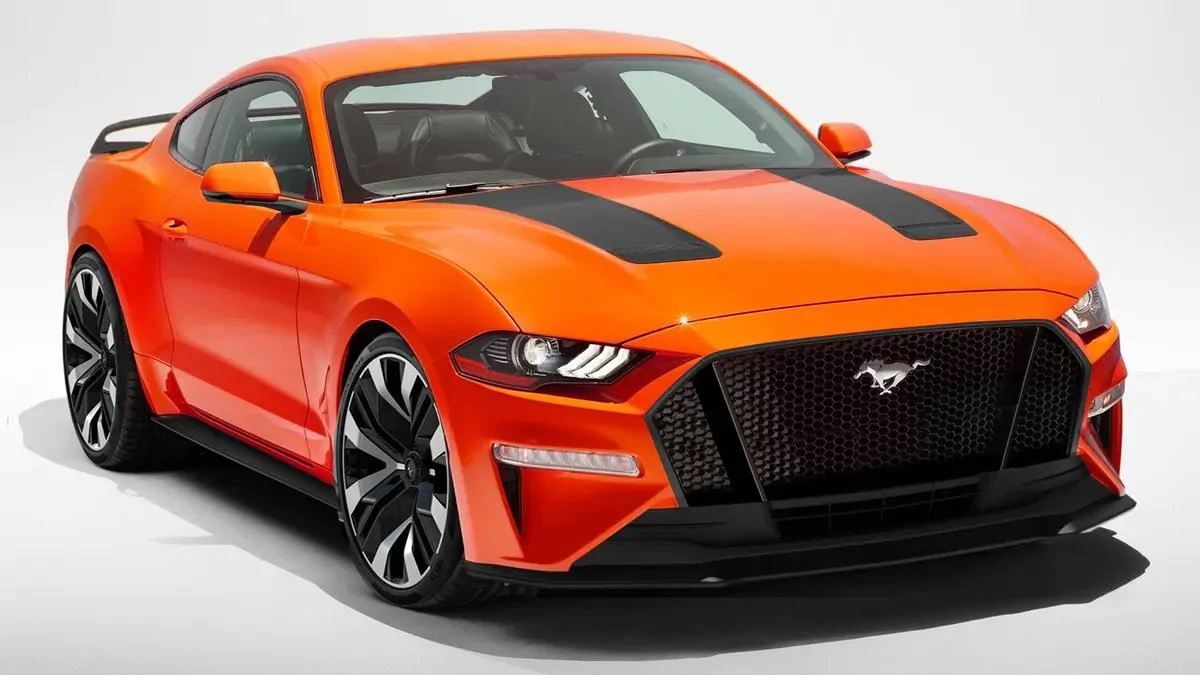 S650 Mustang Rumor [Autocar]: 2023 Mustang will be AWD Hybrid V8 (in Europe Only) S650 Render Orang