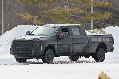 S650 Mustang S650 is out there somewhere, isn't she? Ford-F-Series-Super-Duty-prototype-front-three-quarter-1