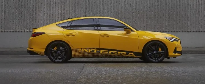 S650 Mustang Rumor: S650 Mustang 4-Door Sedan Will Debut in 2022 with 3 Engine Options 2023-Acura-Integra-Prototype-003-Side-720x296