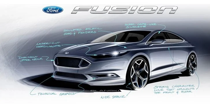 S650 Mustang First Look: S650 Mustang Prototype Spied With Production Body! 📸 Ford-Fusion-Sketch