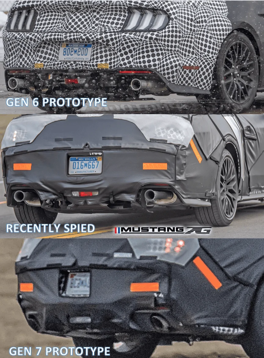 S650 Mustang 2024 Mustang GT S650 Prototype First SPY Sighting! 👀 1642595356904