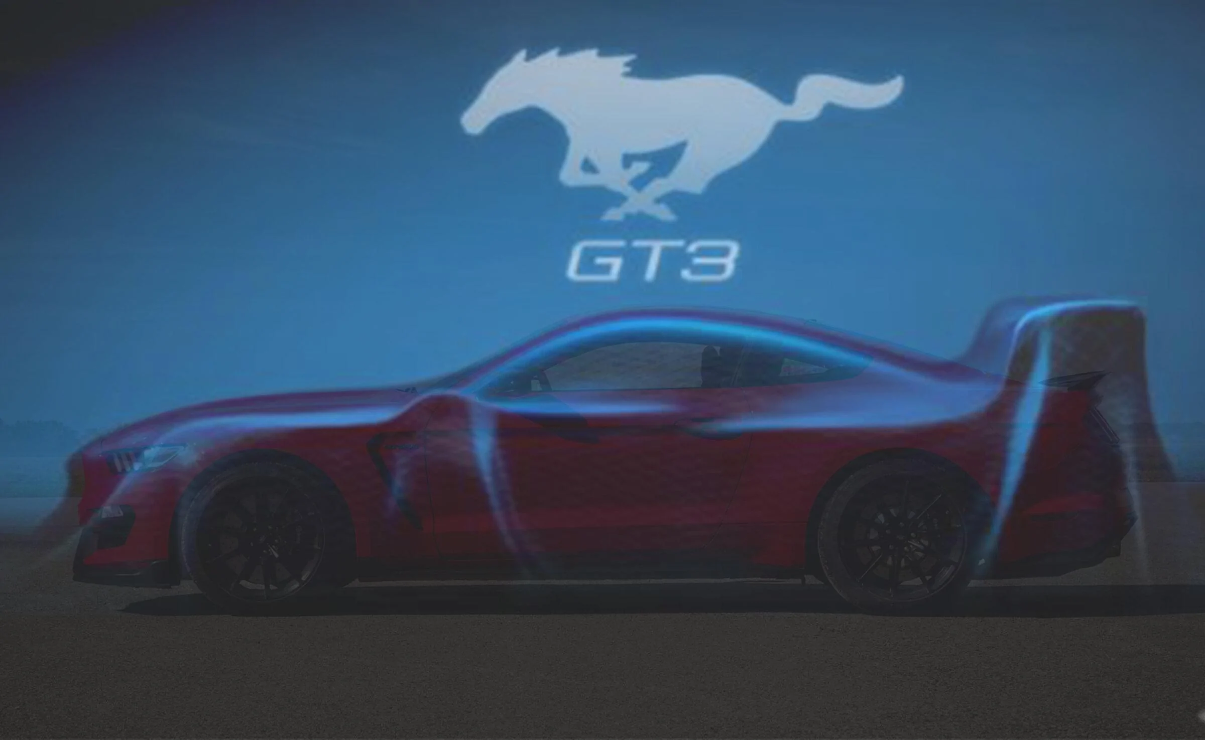 S650 Mustang New Mustang GT3 IMSA race car is coming in 2024. Ford previews S650 Mustang Silhouette! S550 vs S650_Overlay
