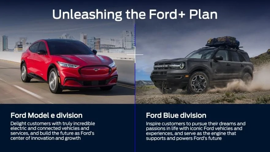 S650 Mustang Ford Announces Separate "Model e" EV Division and "Ford Blue" Internal Combustion Division 1646222222909-jpg