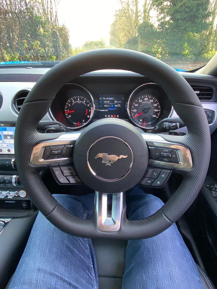 S650 Mustang S650 to feature a flat bottomed steering wheel Royal Steering Wheel 2