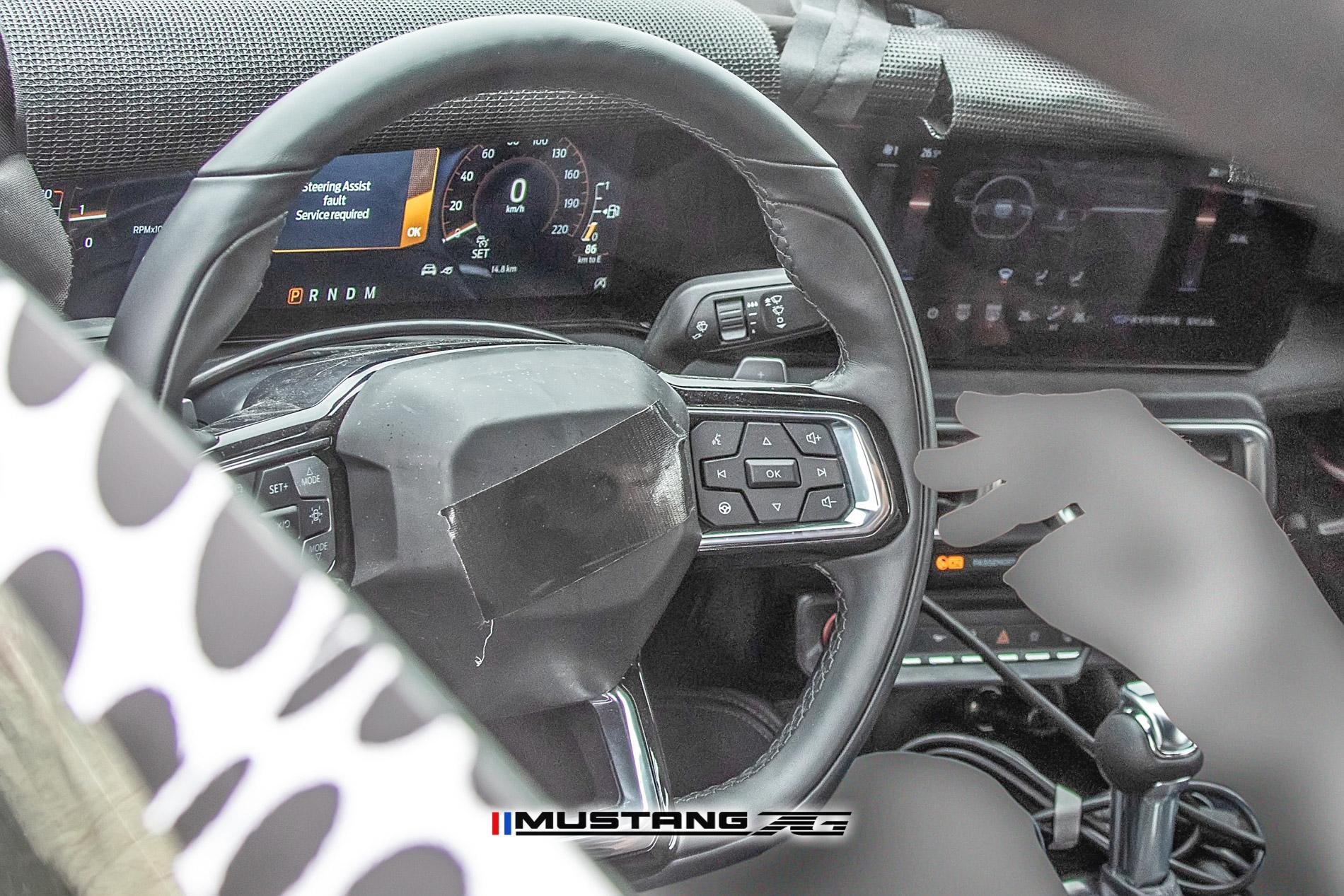 S650 Mustang S650 Mustang INTERIOR First Look Spyshots! + More Exterior Shots S650 2023 Mustang EcoBoost Interior Spyshot 38