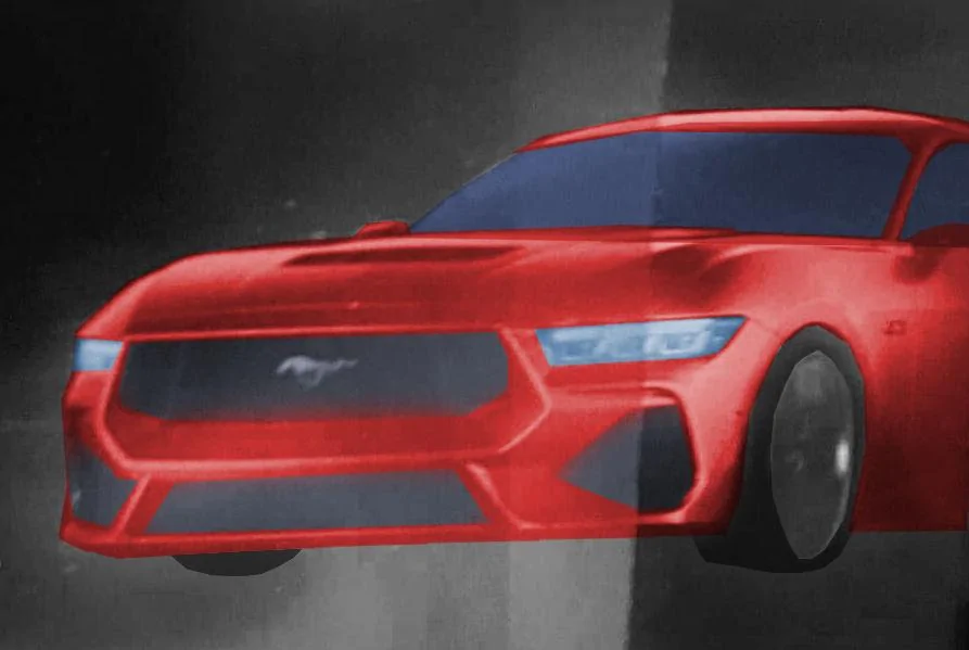 S650 Mustang S650 Mustang Rendered in Colors + Enhanced Front Fascia gtdesign_red
