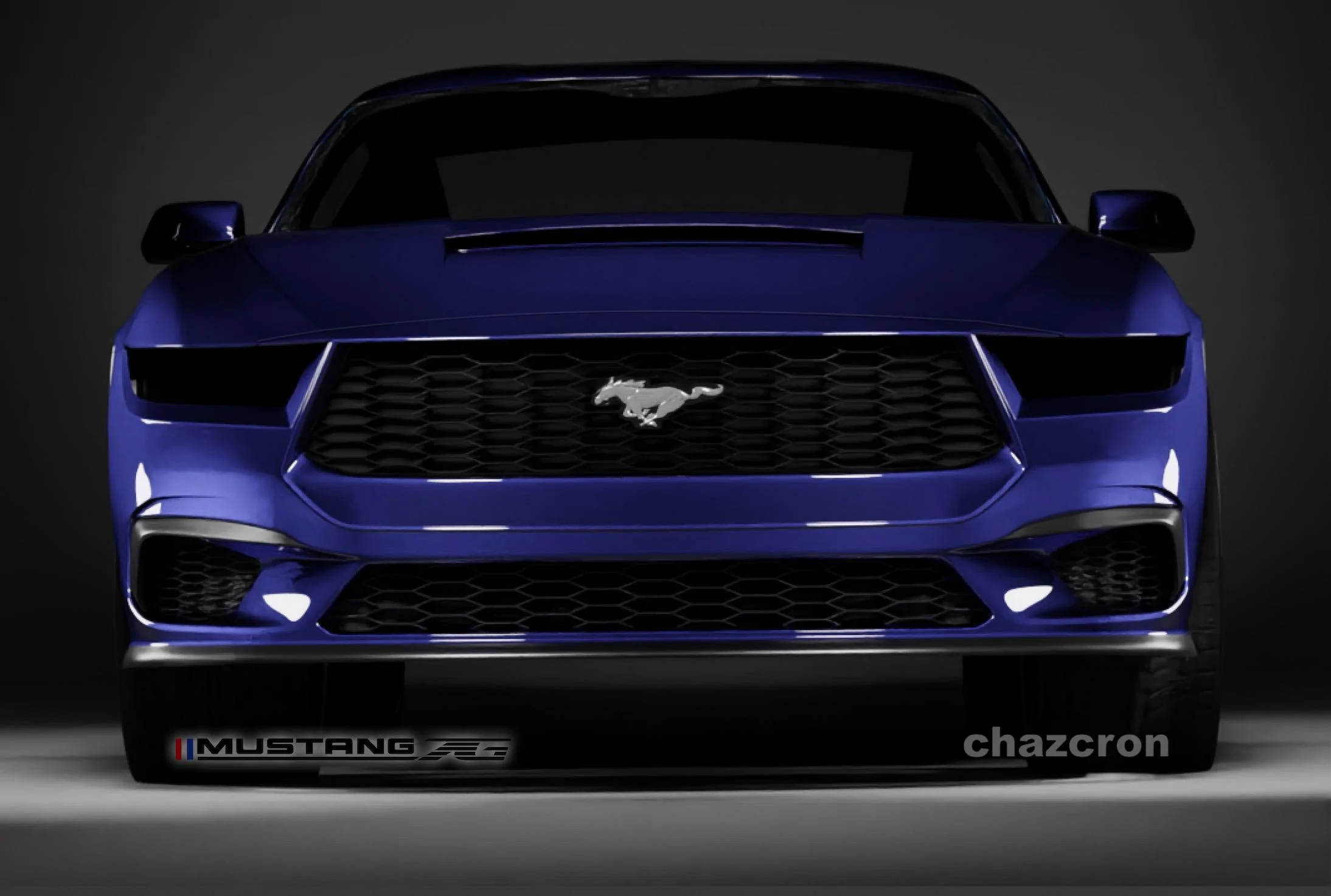 S650 Mustang chazcron weighs in... 7th gen 2023 Mustang S650 3D model & renderings in several colors! SraitBL