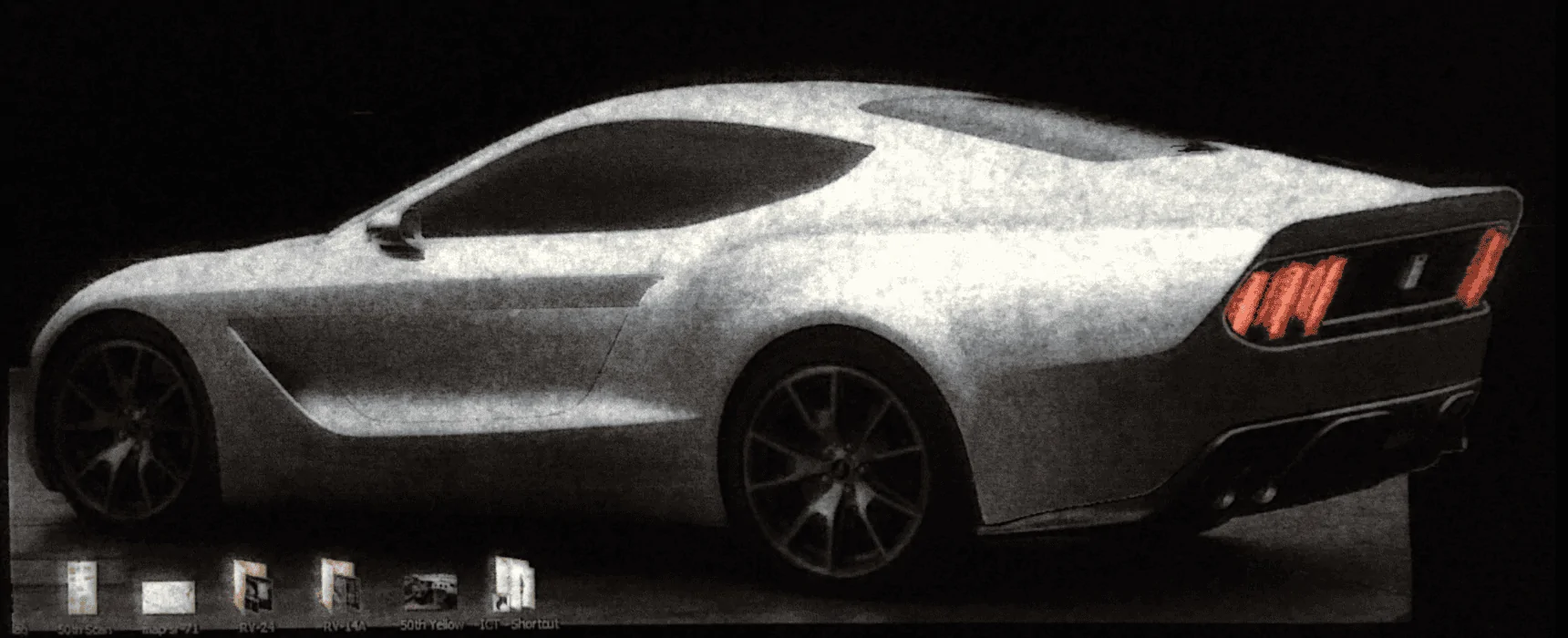 S650 Mustang chazcron weighs in... 7th gen 2023 Mustang S650 3D model & renderings in several colors! 1661045770986