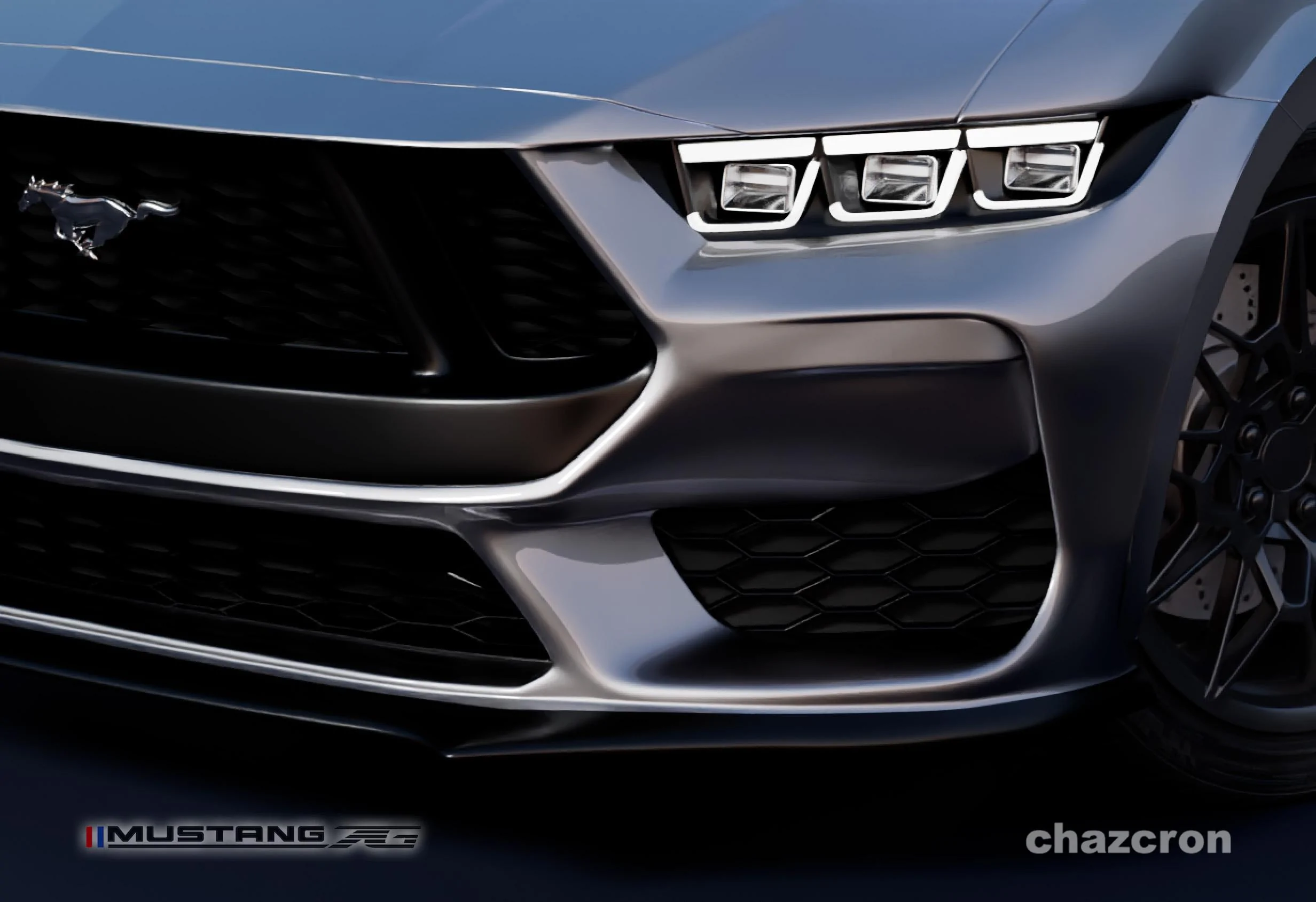 S650 Mustang chazcron weighs in... 7th gen 2023 Mustang S650 3D model & renderings in several colors! SilverTongu