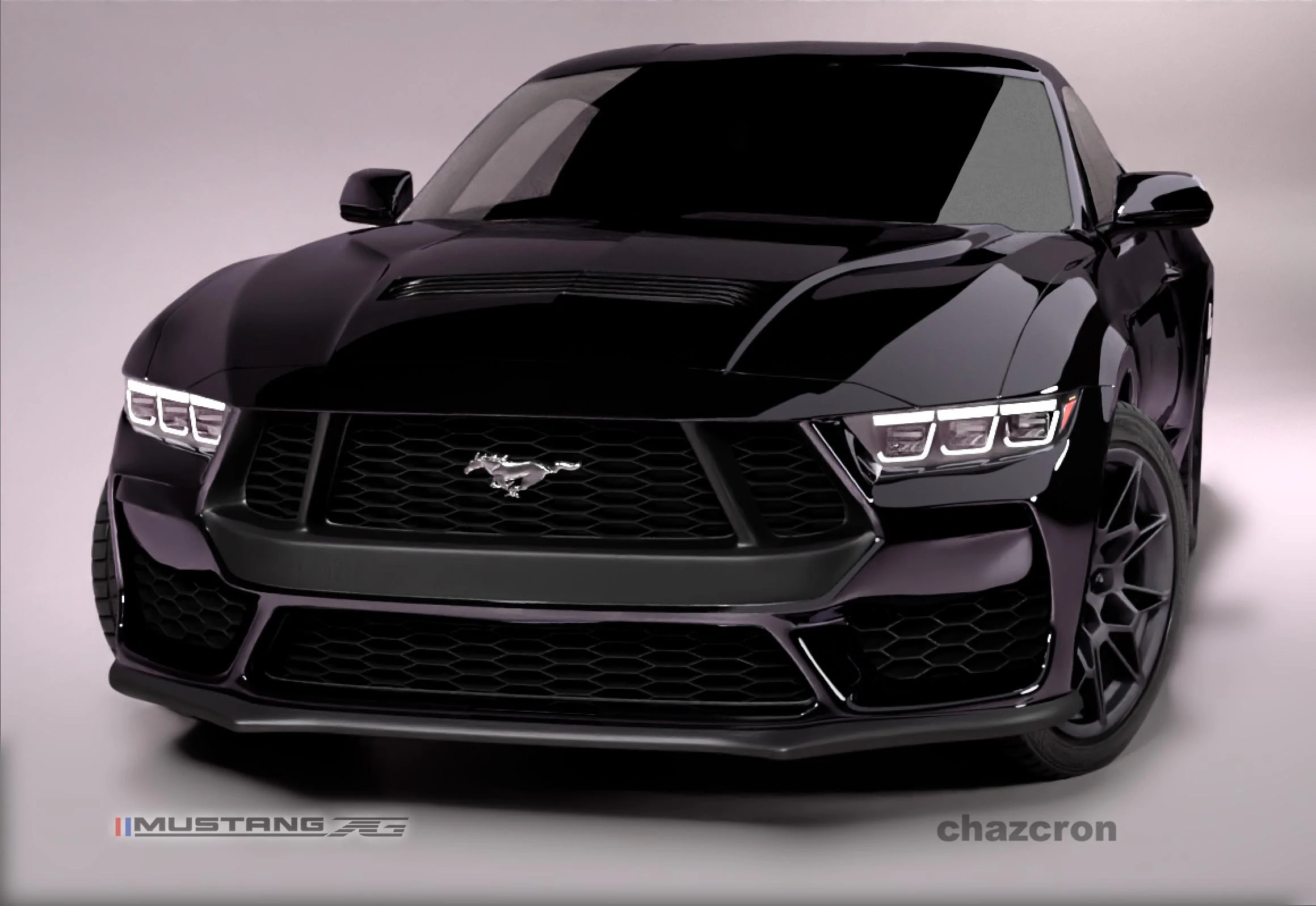 S650 Mustang chazcron weighs in... 7th gen 2023 Mustang S650 3D model & renderings in several colors! BlackSh