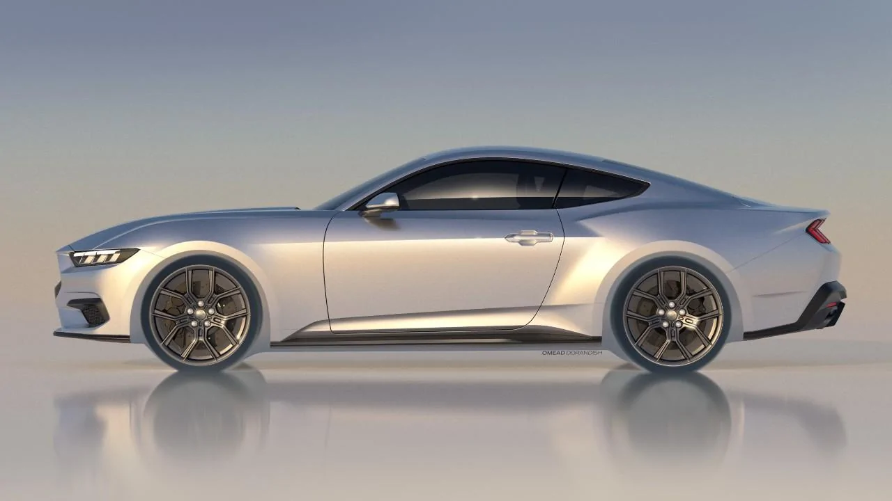S650 Mustang S650 Mustang Design Sketches, Proposals, Modeling (Exterior + Interior) 2.3EcoBoost side_O.Dorandish