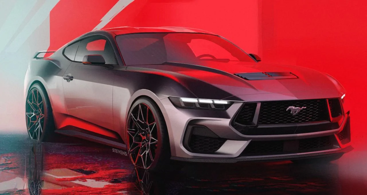 S650 Mustang S650 Mustang Design Sketches, Proposals, Modeling (Exterior + Interior) STEVENS_GT_front