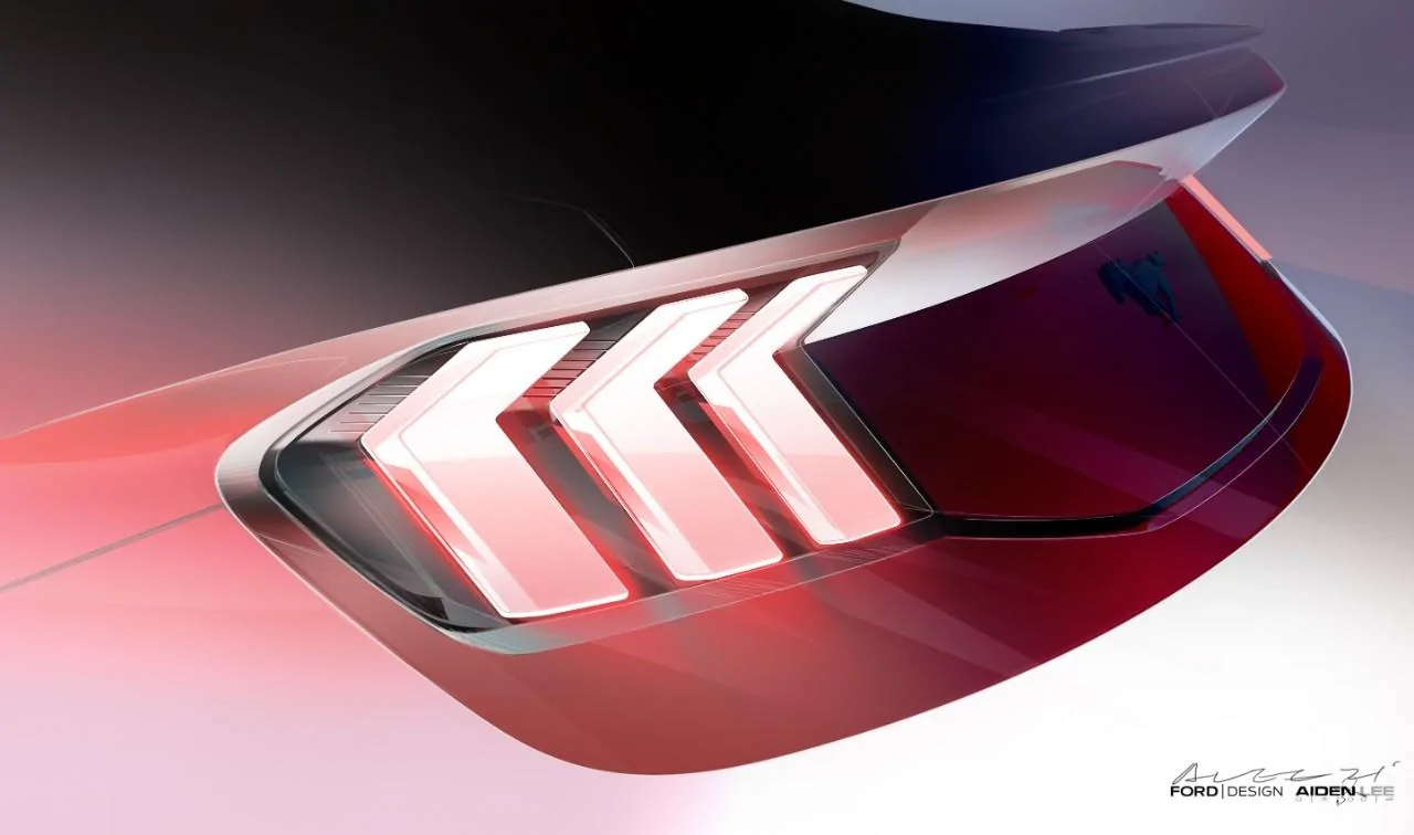 S650 Mustang S650 Mustang Design Sketches, Proposals, Modeling (Exterior + Interior) Tail Lamp detail_A.L