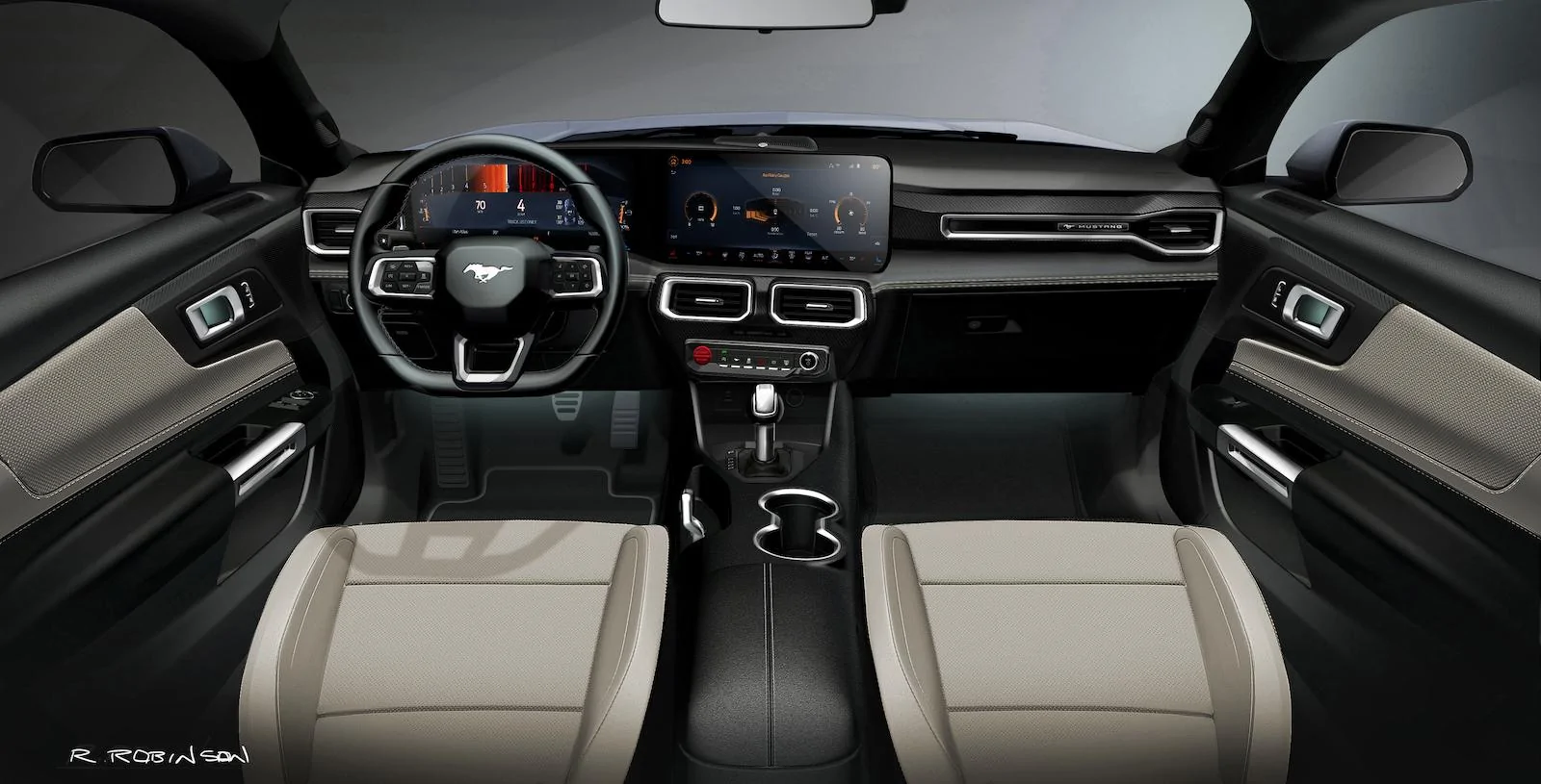 S650 Mustang S650 Mustang Design Sketches, Proposals, Modeling (Exterior + Interior) 200A PREMIUM SPACE GRAY AUTO