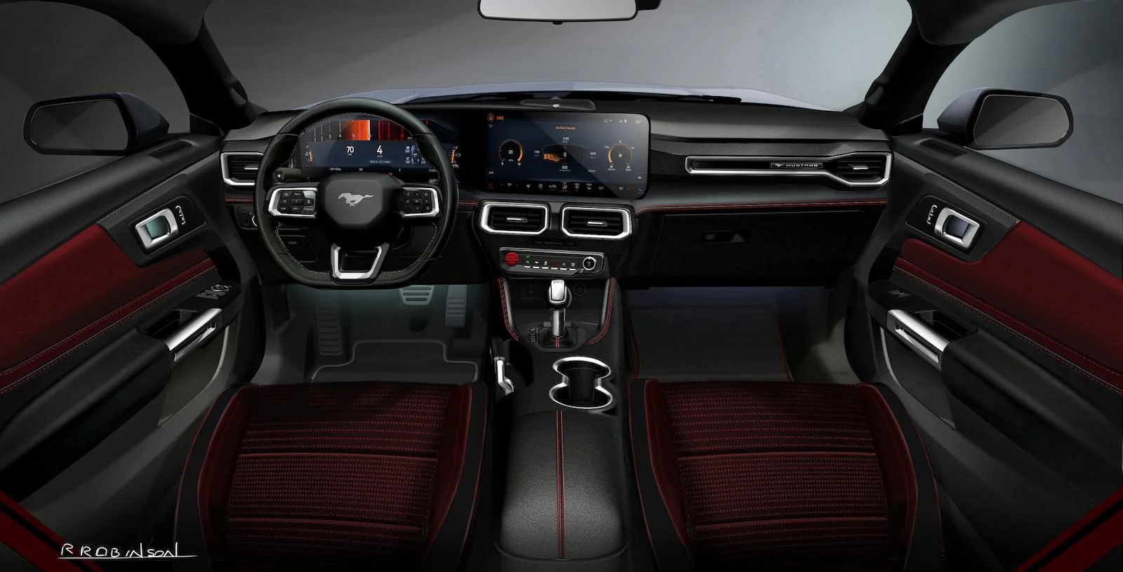 S650 Mustang S650 Mustang Design Sketches, Proposals, Modeling (Exterior + Interior) 400A GT PCAP RACE RED AUTO