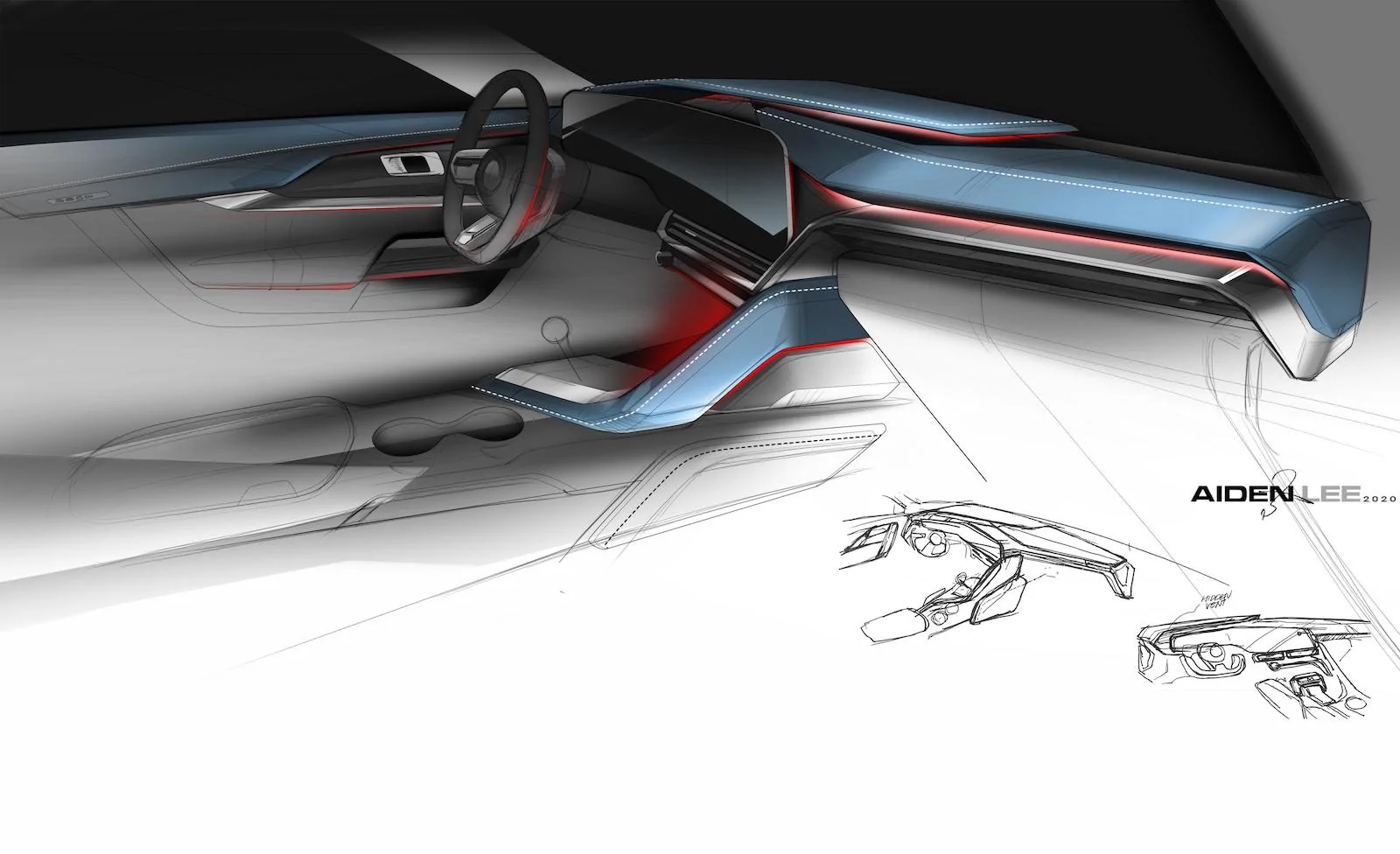 S650 Mustang S650 Mustang Design Sketches, Proposals, Modeling (Exterior + Interior) CLEE (1)
