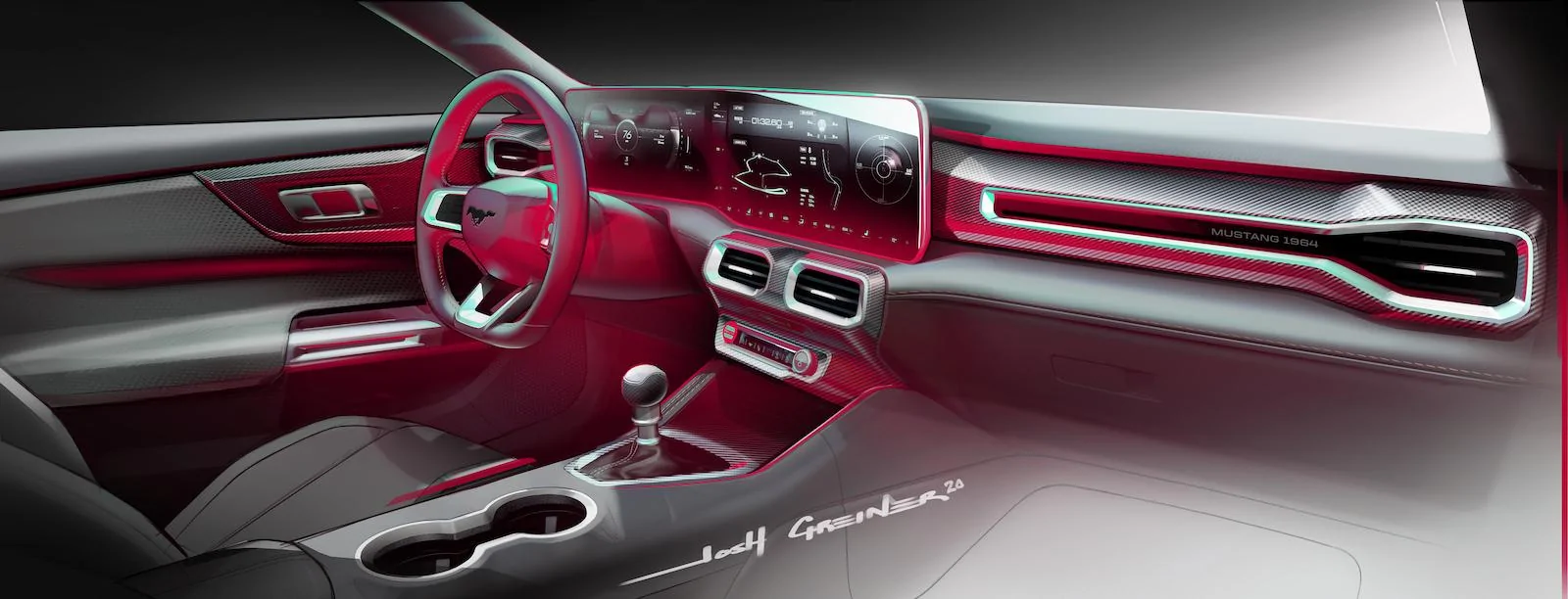 S650 Mustang S650 Mustang Design Sketches, Proposals, Modeling (Exterior + Interior) PassVi