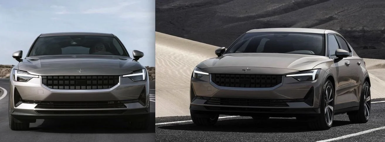 S650 Mustang S650 v S550 Mustang GT front end comparison POLESTAR2