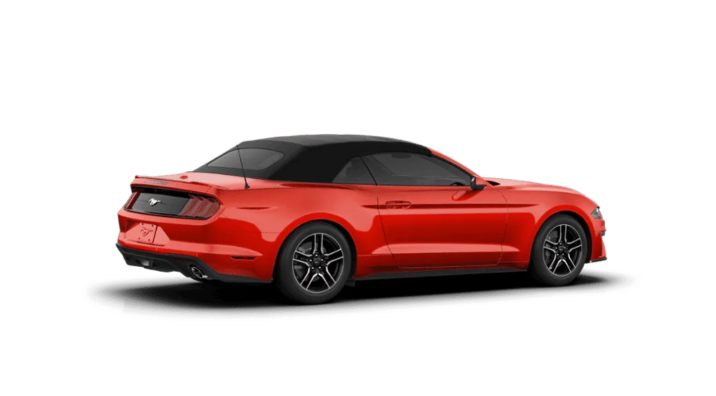 S650 Mustang 2024 Mustang EcoBoost Convertible Spied in Vapor Blue w/Blue Brembos 1668110101871