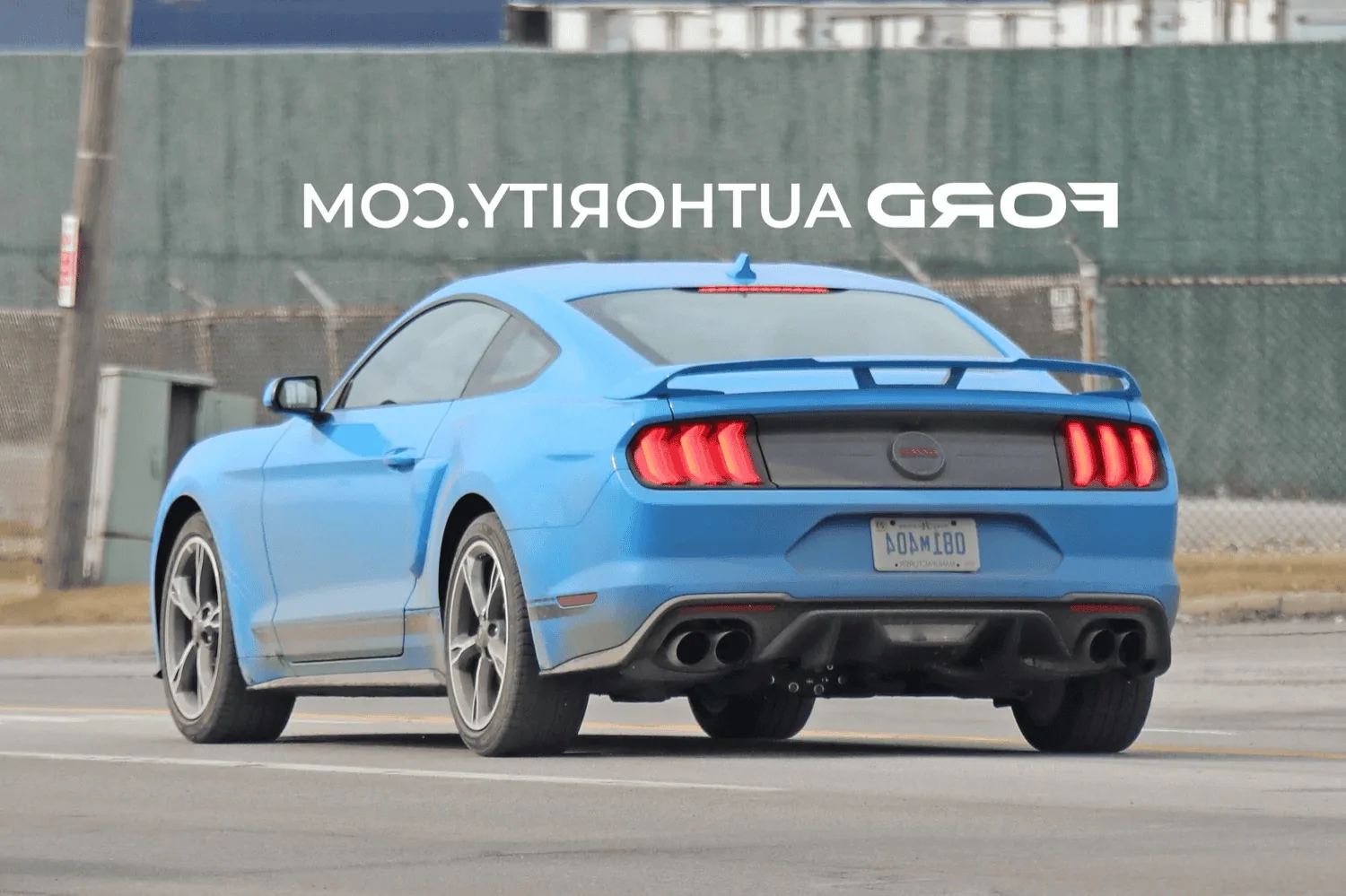 S650 Mustang Gray S650 Mustang GT spotted on road 1668284622310