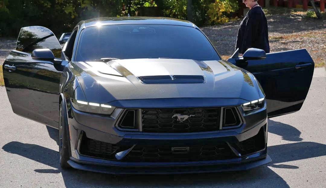 S650 Mustang Official SHADOW BLACK Mustang S650 Thread Shadow Black Mustang Dark Horse front
