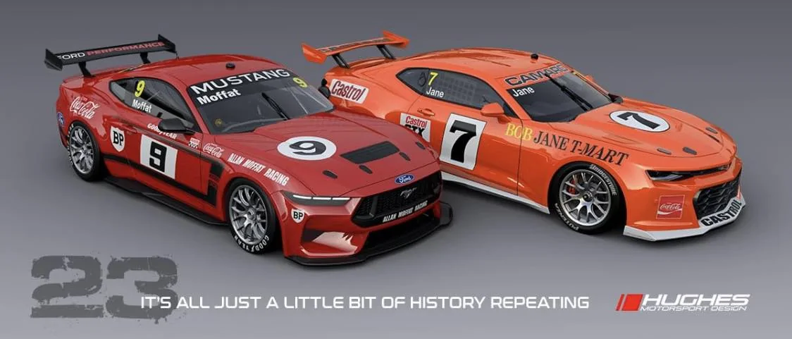 S650 Mustang Allan Moffat "Coca Cola" Aussie Supercar vision S650 GT4