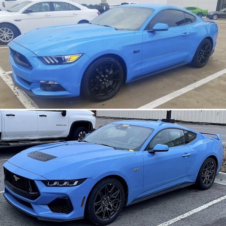 S650 Mustang S650 Mustang vs S550 Mustang side-by-side comparison pics thread S650 v S550 3