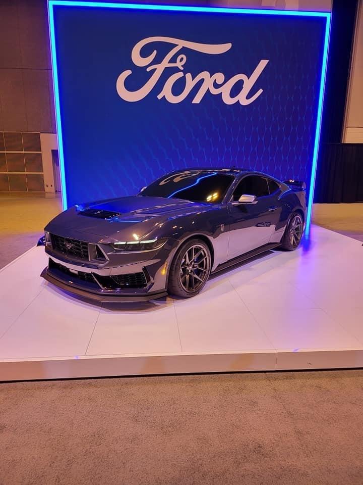 S650 Mustang Mustang S650 Dark Horse in Blue Ember @ the STL Autoshow SL1