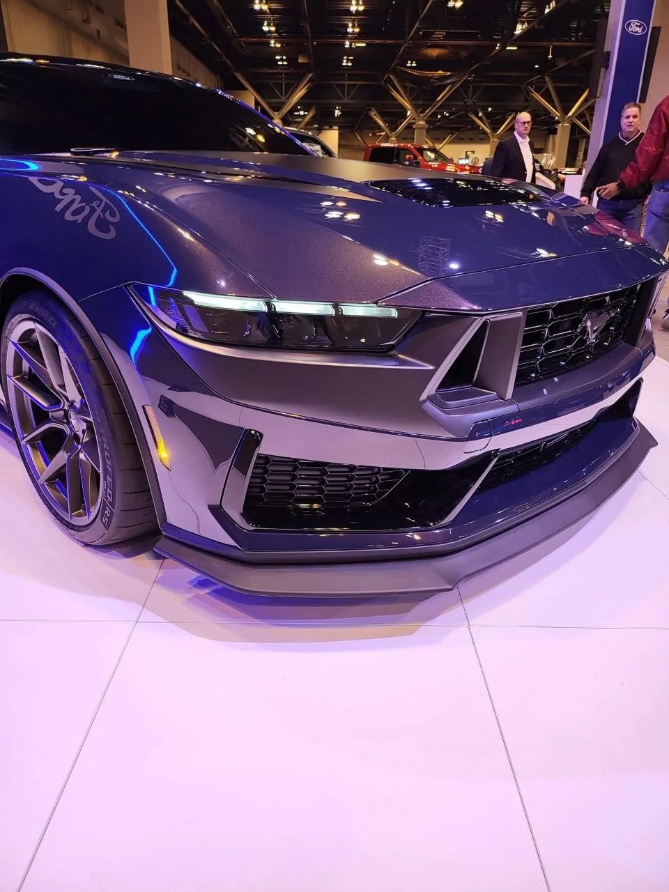 S650 Mustang Mustang S650 Dark Horse in Blue Ember @ the STL Autoshow sl5