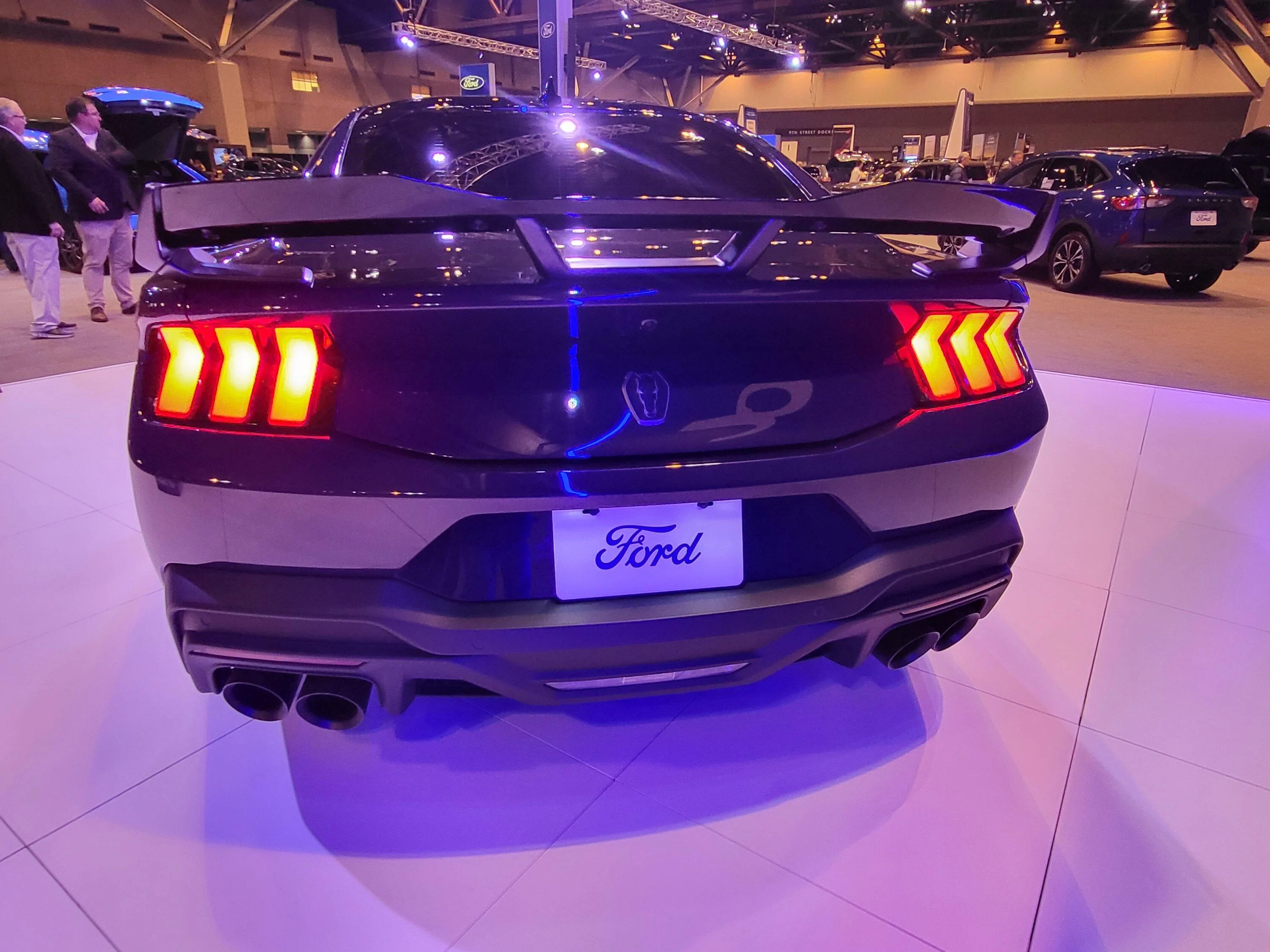 S650 Mustang Mustang S650 Dark Horse in Blue Ember @ the STL Autoshow 20230113_160104