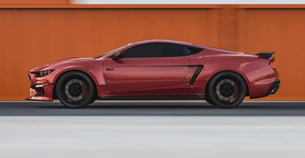 S650 Mustang Ford Mustang - Mid-Engine - Discussion sketch3