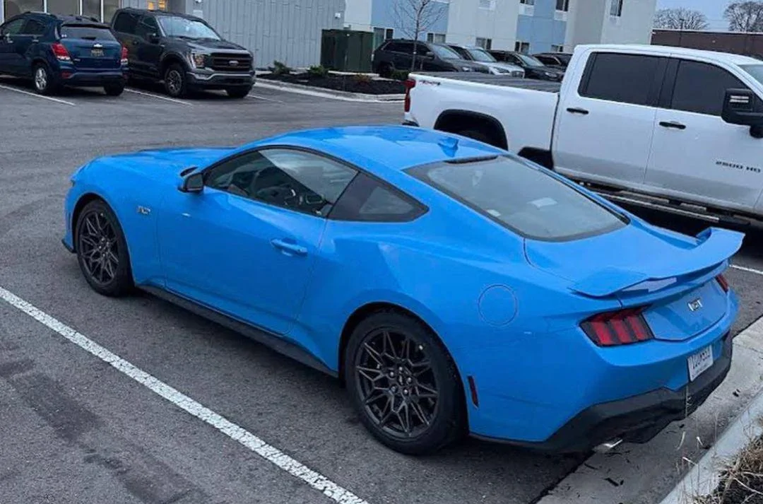 S650 Mustang Latest 2024 Mustang Order Guide and Price List (w/ MSRP & Invoice)! Grabber Blue S650 Mustang GT Spotted 1