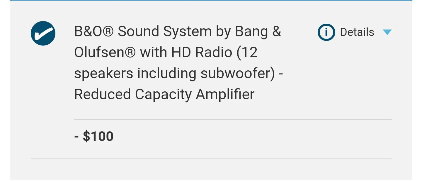 S650 Mustang Sound system and stripe package question Screenshot_20230304_120441_Chrom