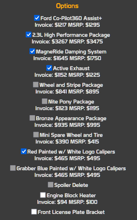 S650 Mustang Latest 2024 Mustang Order Guide and Price List (w/ MSRP & Invoice)! 1678071696373