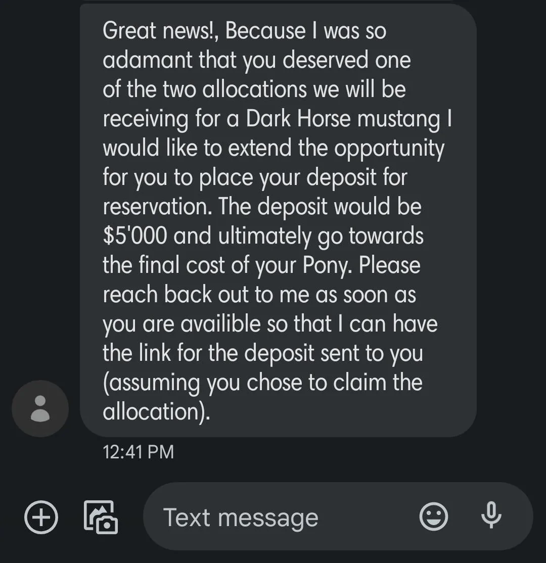 S650 Mustang To the dealers with ADM... Screenshot_20230313_124532_Messages