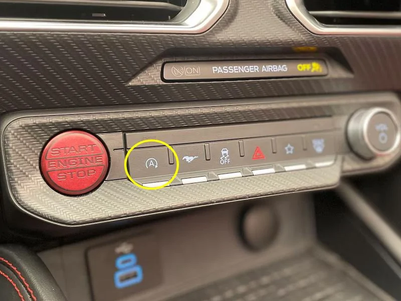 S650 Mustang GT Auto stop/start? startsto