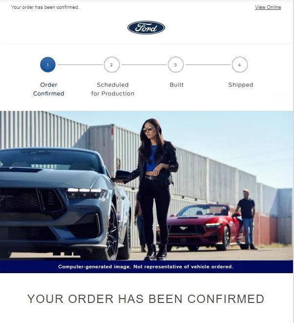 S650 Mustang My Dark Horse is ordered! Captur