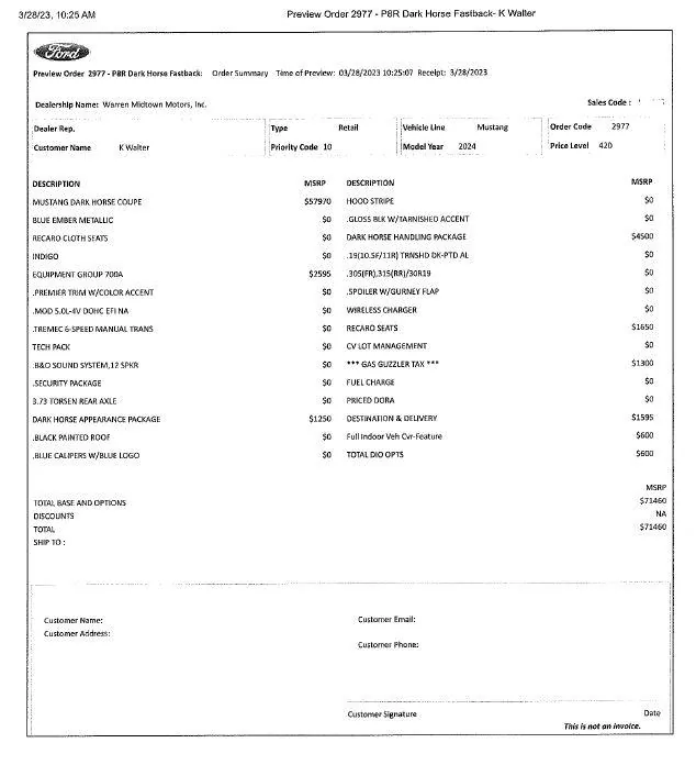 S650 Mustang 2024+ Mustang S650 Orders Tracking List & Stats [Enter Yours!] Captur