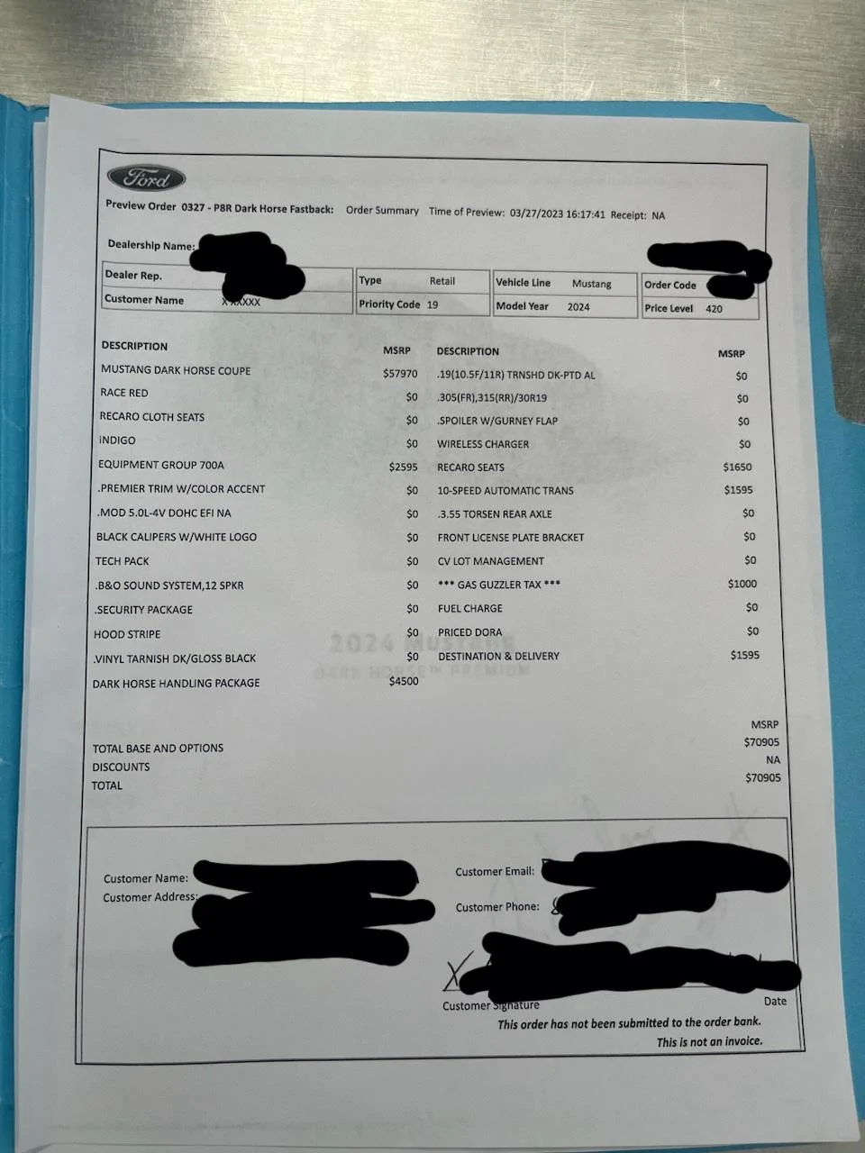 S650 Mustang 2024+ Mustang S650 Orders Tracking List & Stats [Enter Yours!] Dora