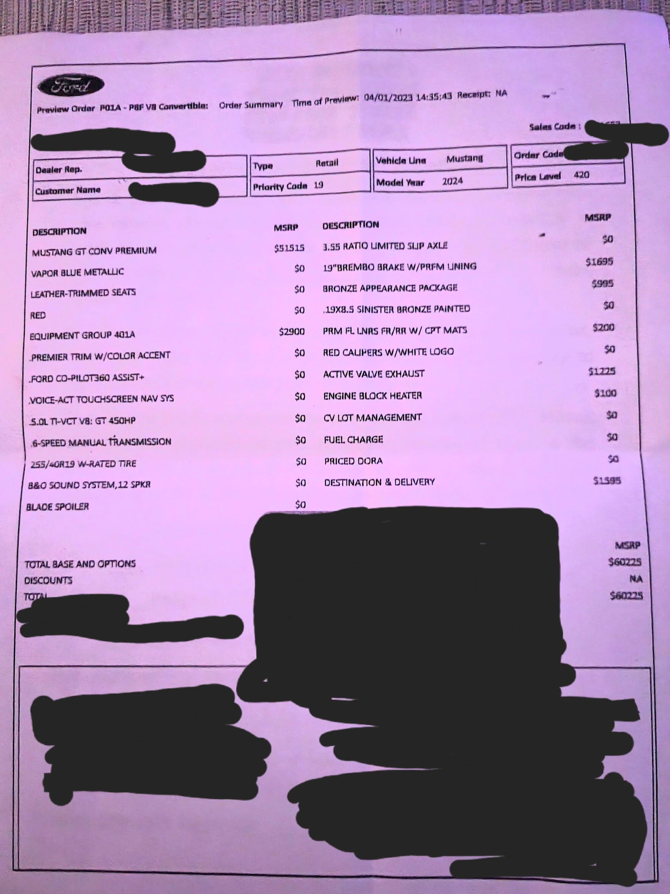 S650 Mustang 2024+ Mustang S650 Orders Tracking List & Stats [Enter Yours!] 20230403_144419