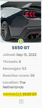 S650 Mustang What are you upgrading from? 1680693168359