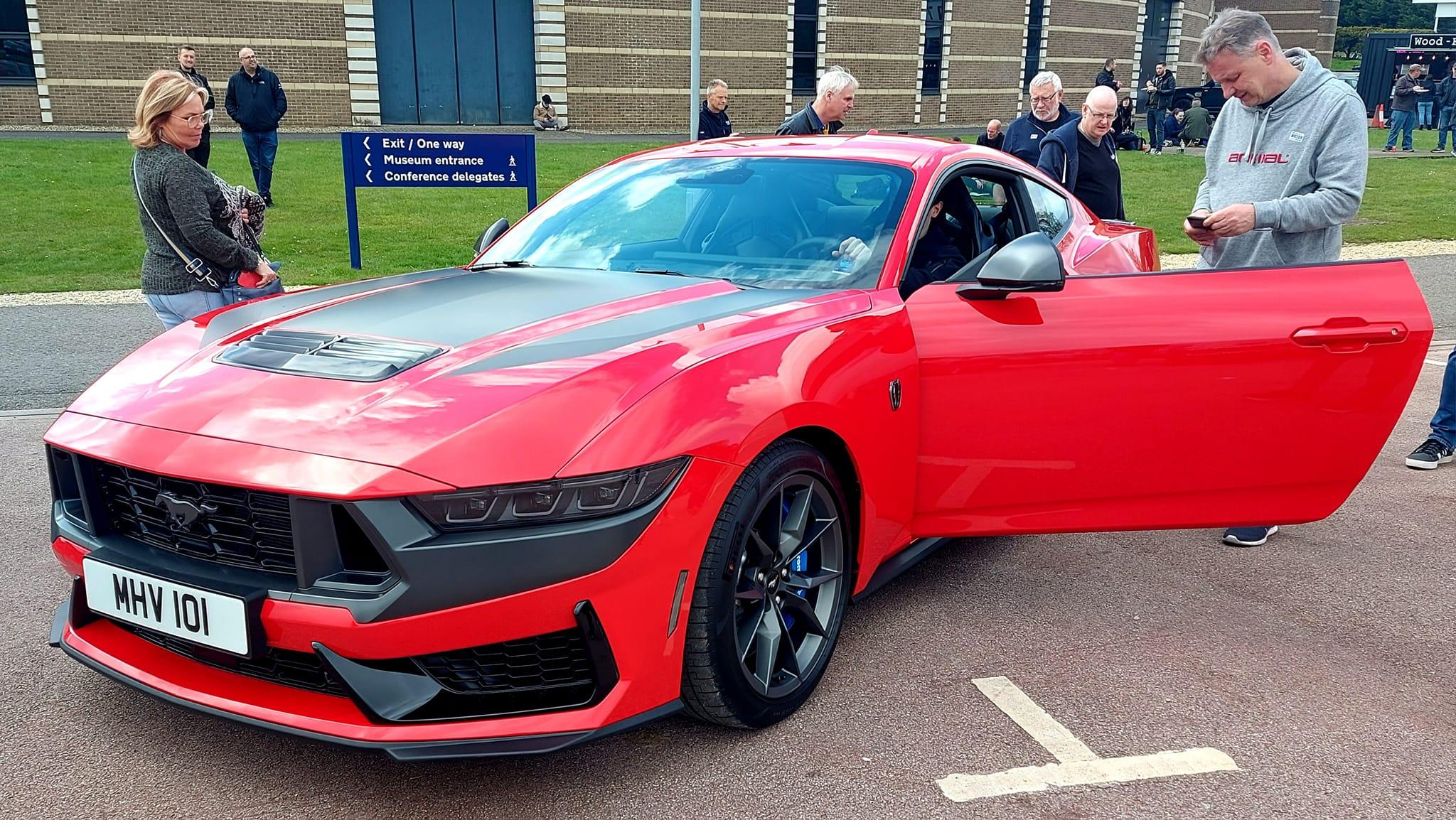 S650 Mustang UK reveal of the S650: Race Red Dark Horse Mustang DH 17
