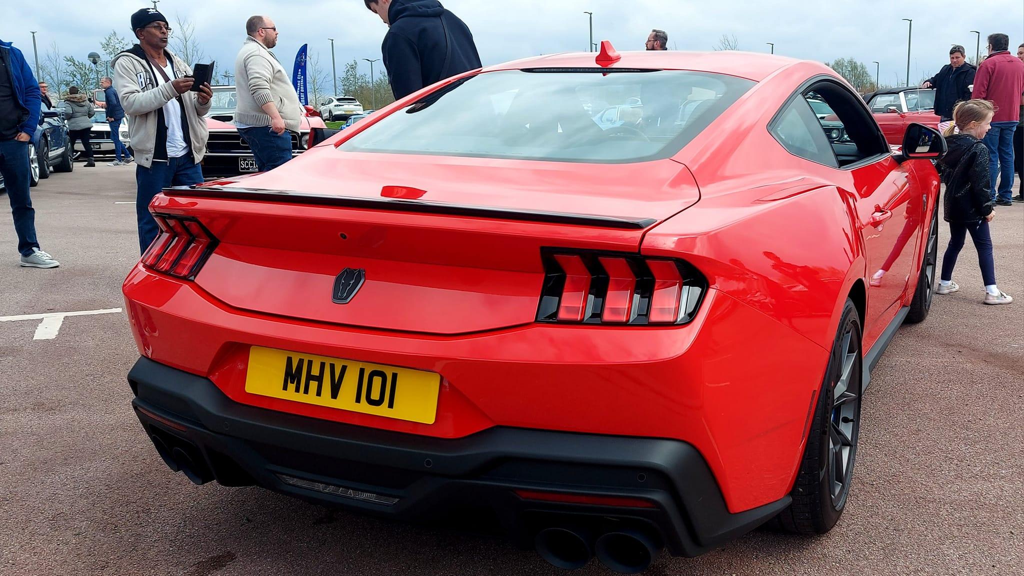 S650 Mustang UK reveal of the S650: Race Red Dark Horse Mustang DH 18