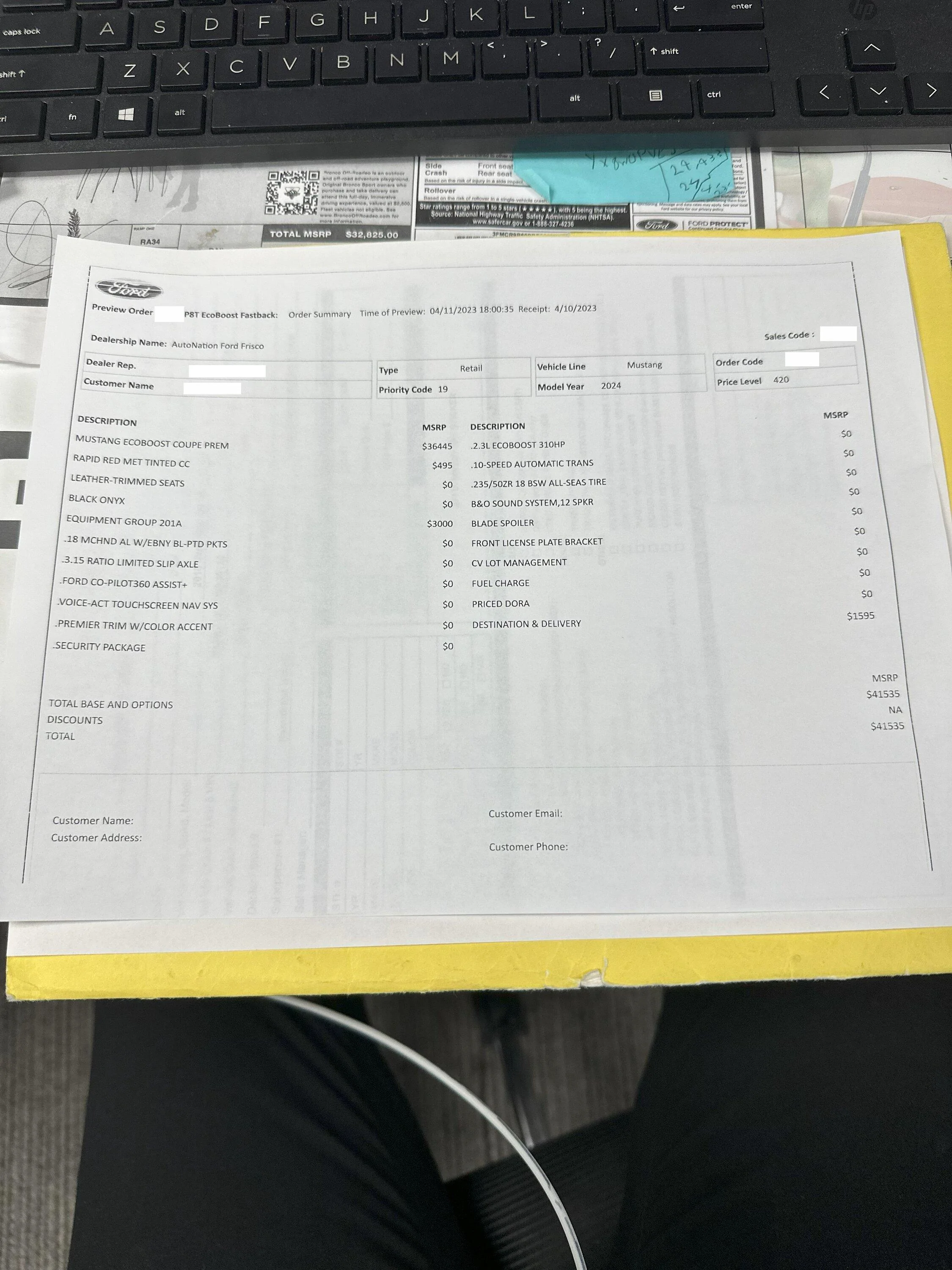S650 Mustang 2024+ Mustang S650 Orders Tracking List & Stats [Enter Yours!] Mustang Order
