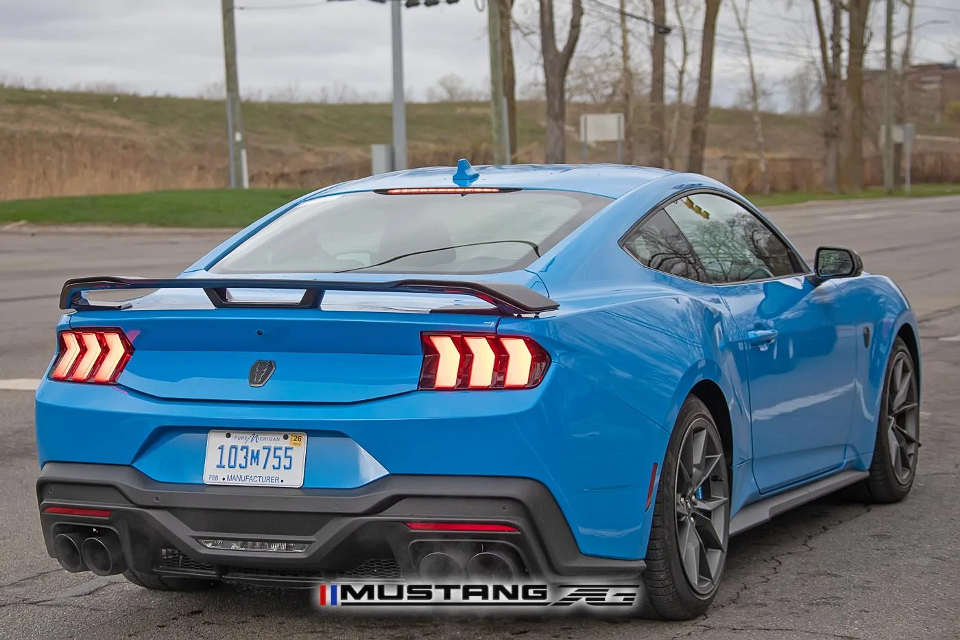S650 Mustang Grabber Blue Dark Horse Mustang S650 Best Real-Life Look Yet! 2024-dark-horse-mustang-grabber-blue-spied-14