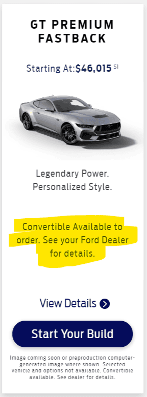 S650 Mustang Build and Price updated? More photos of options and better feature descriptions now 1682049799039
