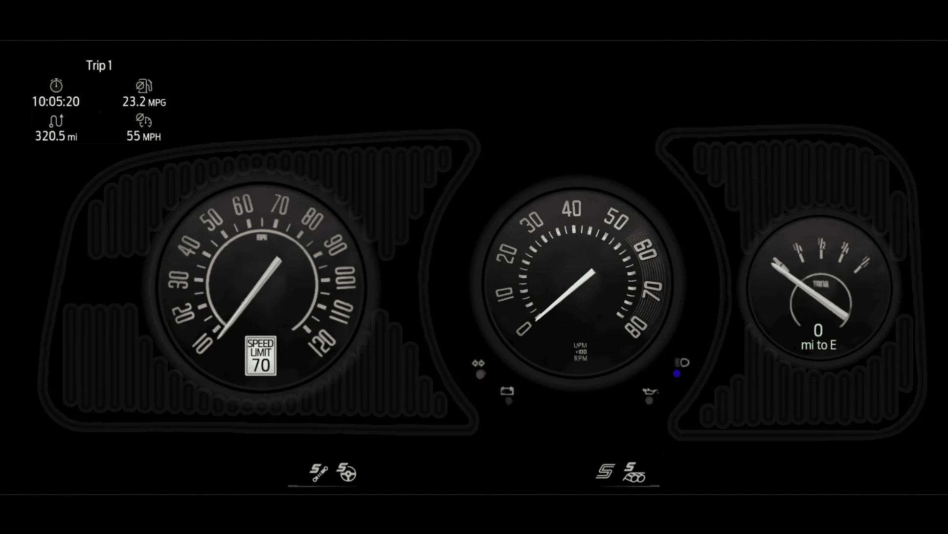 S650 Mustang What if there were more Classic Gauge Clusters? 1966 VW Beetl