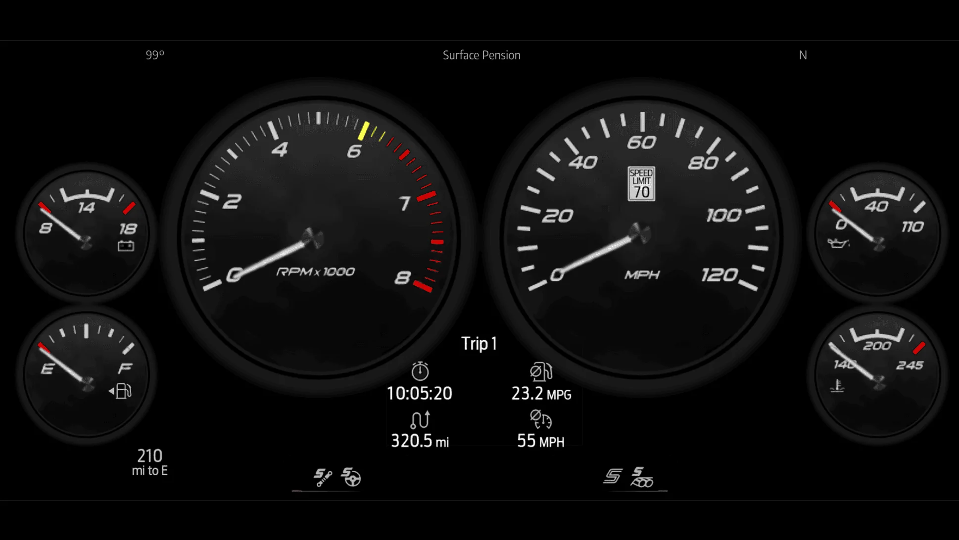 S650 Mustang What if there were more Classic Gauge Clusters? 1994 Dodge RAM